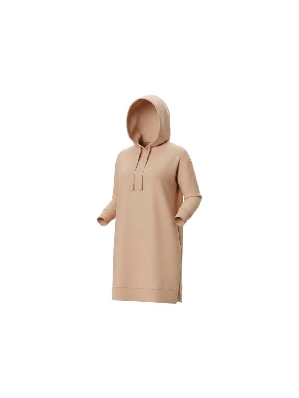 The Drop Tan Hoodie Praline Long sleeve Dress NWT Size Small